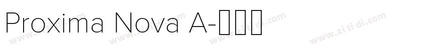 Proxima Nova A字体转换